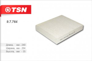 Фильтр салона 9.7.764 TSN