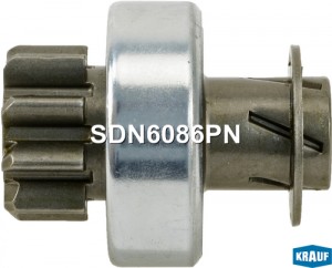 Привод стартера TOYOTA Avensis (00-03),Caldina (92-02) (бендикс) KRAUF SDN6086PN KRAUF