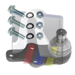 опора шаровая к-кт!\ Ford Mondeo all 00> 93-00662-056 RTS