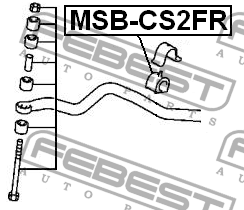 CHRYSLER DODGE CALIBER (2006>) MSB-CS2FR FEBEST