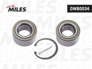 Подшипник ступицы передний TOYOTA AVENSIS/COROLLA 97-08 (SKF VKBA 3979) DWB0034 DWB0034 MILES