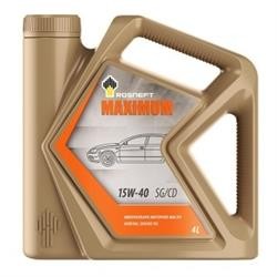 Масло моторное РОСНЕФТЬ MAXIMUM 15W40 SG/CD мин.4л 40814442 ROSNEFT