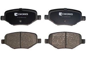 Тормозные колодки задние, Low Metallic C12CR0153 C12CR0153 CWORKS