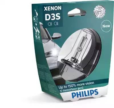 Лампа ксеноновая D3S 35W +150% PK32d-5 4800K блистер (1шт.) Xenon X-Treme Vision 42403XV2S1 PHILIPS