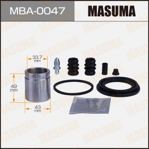 рем.к-т диск.торм.!d43\ Honda Accord VIII 08>, Hyundai Santa Fe 01-06, Ssang Yon MBA-0047 MASUMA