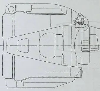 Суппорт торм. для а/м Audi Q3 (11-)/VW Tiguan (08-) перед. лев. d57мм (CF 182565 CF 182565 TRIALLI
