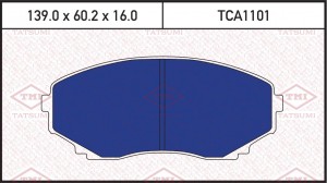 Колодки тормозные дисковые передние MAZDA MPV 95- TCA1101 TCA1101 TATSUMI