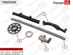 Комплект цепи ГРМ TOYOTA 22REC/ 22RTEC 77B0350FK 77B0350FK MASTER KIT
