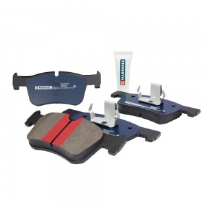Торм. колодки дисковые передн. PLUS BMW 1 (F20, F21) 11-, 3 (F30, G20) 11-, 4 (F M2624912P MARSHALL