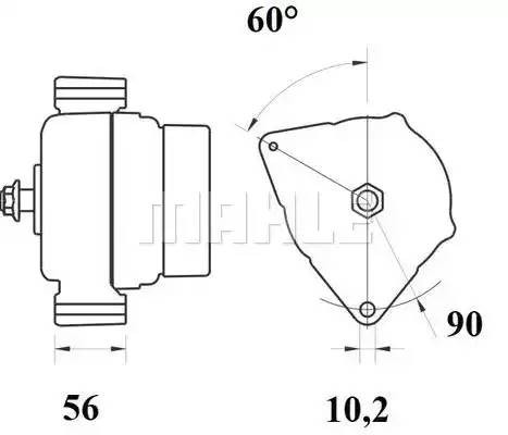 Фильтр топливный RENAULT Logan,Kangoo,Symbol,Megane NISSAN Qashqai (06-13) (1.5  KL416/1 MAHLE KNECHT