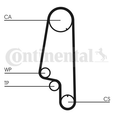 Ремень зубчатый CT846 CT846 CONTINENTAL