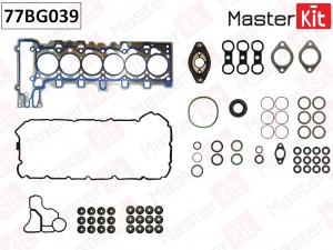 Верхний комплект прокладок с прокладкой ГБЦ) BMW E92,E91,E63,E64,E65 N52 2.5-3.0 77BG039 MASTER KIT