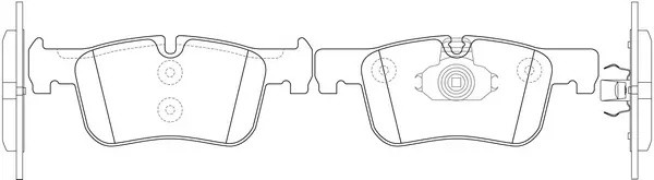 Колодки тормозные передние BMW 1 F20/21 /3 F30/34/35 /4 F32/36 BP32005 BP32005 SB NAGAMOCHI