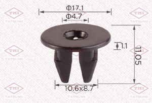 TOYOTA LAND CRUISER 100 98> крепёж локера TJB1268 TATSUMI