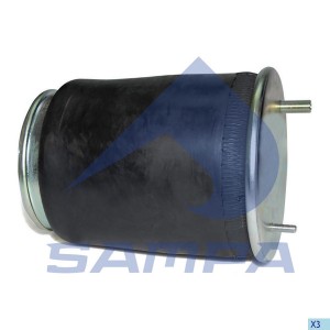 Пневморессора BPW (металлический стакан) (1 шп. M12,1 отв. M18х1.5мм) SAMPA SP 554941-K SAMPA