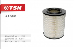 фильтр воздушный!  ГАЗ-33104, Валдай (дв. Cummins, Hino, ЯМЗ 534.4) 910390 TSN