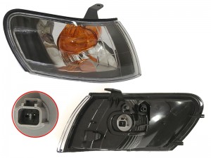 Габарит TOYOTA COROLLA 97-02 черный хрусталь ST-212-15D8BR ST21215D8BR SAT