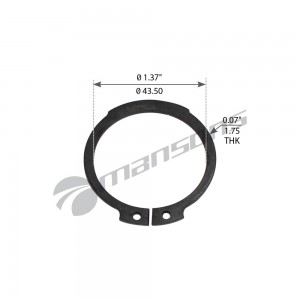 Кольцо стопорное SAF ROR вала тормозного (38x1.75мм) MANSONS CR02 MANSONS