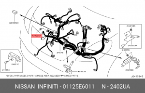 Болт NISSAN 01125E6011 01125-E6011 NISSAN