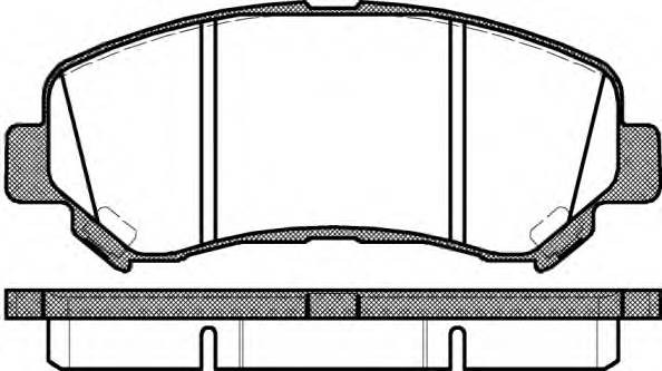 1318 00 [D1060JD00A] !колодки дисковые п.\ Nissan Qashqai/X-trail 1.6-2.5i/1.5-2 131800 REMSA