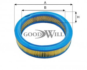 Фильтр воздушный AG203 AG 203 GOODWILL