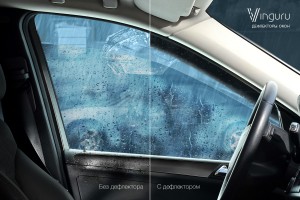дефлектор окон! накладной скотч 4шт.\ Renault Fluence 09> AFV85909 VINGURU
