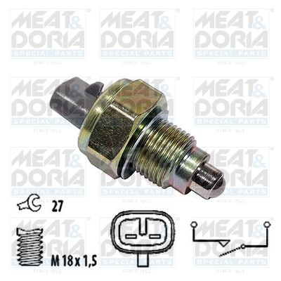 Датчик TOYOTA Auris (09-),Camry (11-) включения фонаря заднего хода MEAT&DORIA 36021 MEAT DORIA