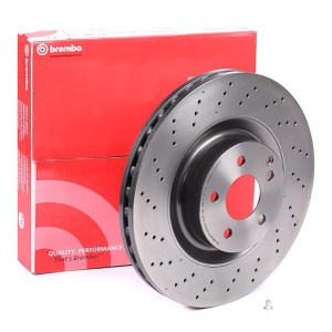 Диск тормозной перфорированный 09.A817.11 09.A817.11 BREMBO