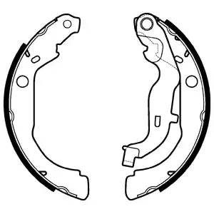LS2127 колодки тормозные барабанные к-кт!\ Renault Duster/Arkana/Kaptur LS2127 DELPHI