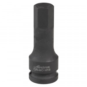 Головка ударная торцевая 1/2 DR внешний шестигранник H18 (ATAS015) ATAS015 AIRLINE