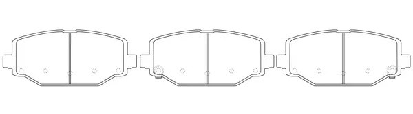 Колодки дисковые CHRYSLER Town&Country 3.6 13-/ DODGE Caravan 3.8 4.0 08-/ 3.3 0 BP53005 SB NAGAMOCHI