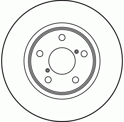 Диск тормозной передний SUBARU IMPREZA (GC, GD, GG, GR, GH, G3) LEGASY II-III DF DF3091 TRW