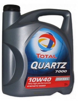Масло моторное TOTAL QUARTZ 7000 DIESEL 10W40 п/синт.5л 201524 TOTAL