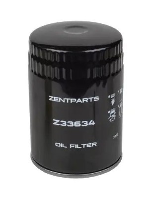 фильтр масляный! H138 D93 1-16UN SyntheticFOTON, CUMMINS,KOMATSU,CATERPILLAR Z33634 ZENTPARTS