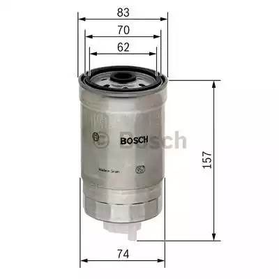 фильтр топливный! Citroen Jumper, Peugeot Boxer 2.8HDi 00-02,Fiat Ducato 2.8TDi  1 457 434 194 BOSCH