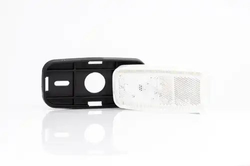 фонарь габаритный! LED, белый, 123х56, с проводом 0,5м\ Universal FT075BLED FRISTOM