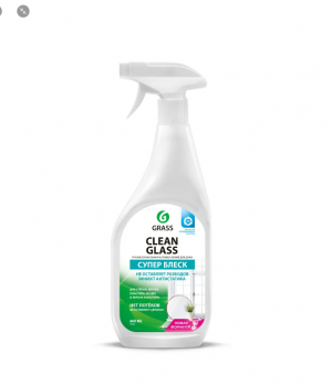 очиститель стекол и зеркал! 'Clean glass' (флакон 600 мл)\ 130600 GRASS