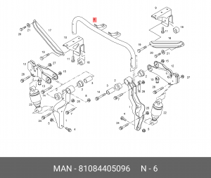 Держатель MAN 81084405096 MAN