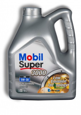 Масло моторное Mobil Super 3000 XE 5W-30 SL/SM/СF C3 синтетическое 4 л 153018 MOBIL