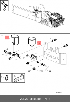 Фильтр воздушный сапуна P528708, 3944785, SA11939 3944785 VOLVO