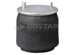 Пневморессора со стаканом (пластик) 1 шпилька + 1 отв. под воздух Fruehauf R4157DGL10 ROSTAR