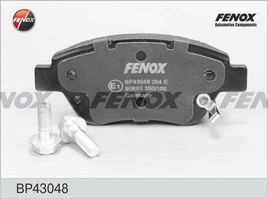 Колодки диск передние Opel Corsa D 06-, Fiat Doblo 01- BP43048 BP43048 FENOX
