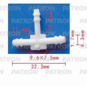 P370803 Тройник P370803 PATRON