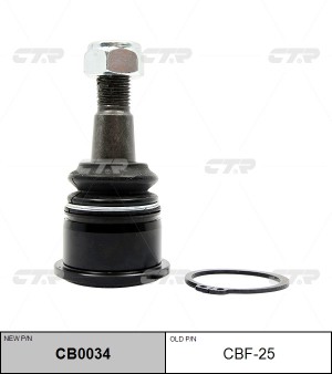 опора шаровая нижняя!\ Ford Taurus 96-04, Lincoln Continental 95-02 CB0034 CTR