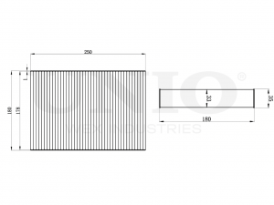 Фильтр салонный угольный FLT-40139C UNIO