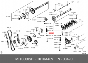 КОЛПАЧЕК МАСЛОСЪЕМНЫЙ 1010A469 1010A469 MITSUBISHI