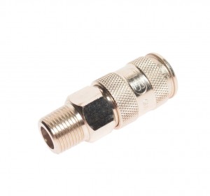 Переходник для компрессора M3/8" быстросъемный с клапаном наружная резьба JTC JTC-D30SMA JTC TOOLS