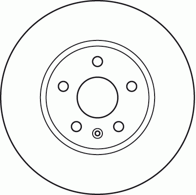 Диск тормозной передний OPEL INSIGINIA 17" (321мм) DF4996S DF4996S TRW