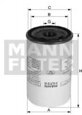 Фильтр воздушный сепаратор Mann LB13145/8 LB131458 MANN FILTER