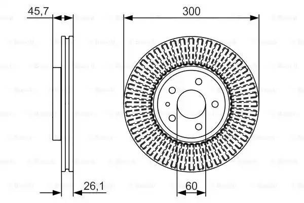 OPEL MOKKA (2012>)/ CHEVROLET TRACKER (2012>) 0 986 479 666 BOSCH